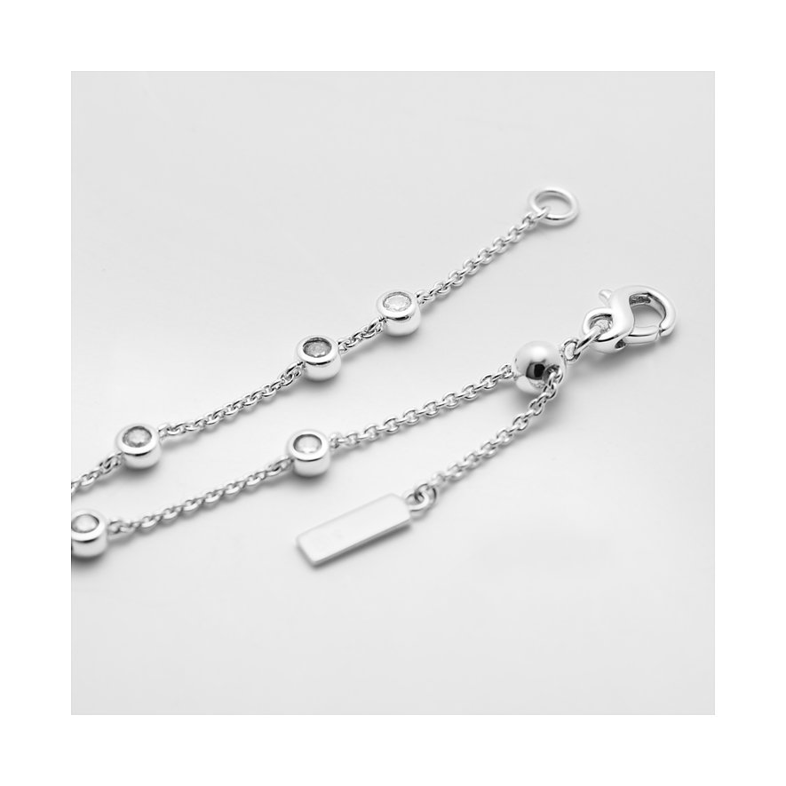 JETTE Armband aus 925 recyceltem Silber mit Zirkonia.