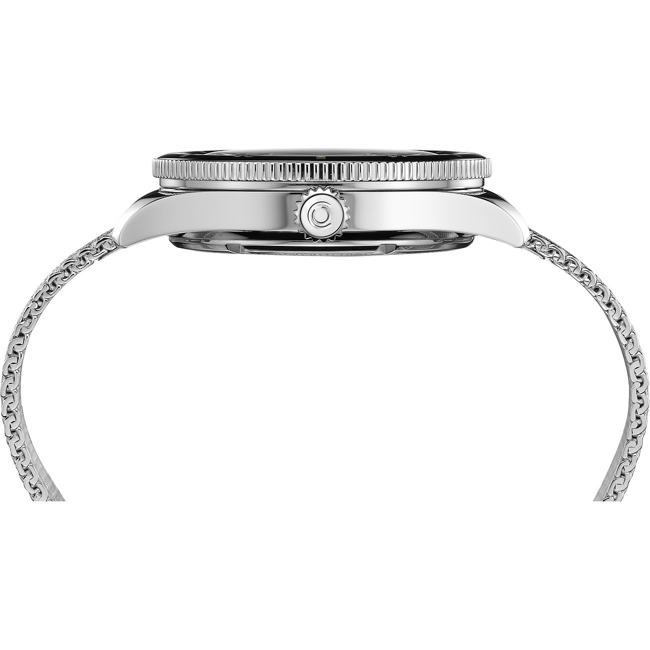 Certina Damenuhr mit Edelstahlgehäuse und Gliederarmband.