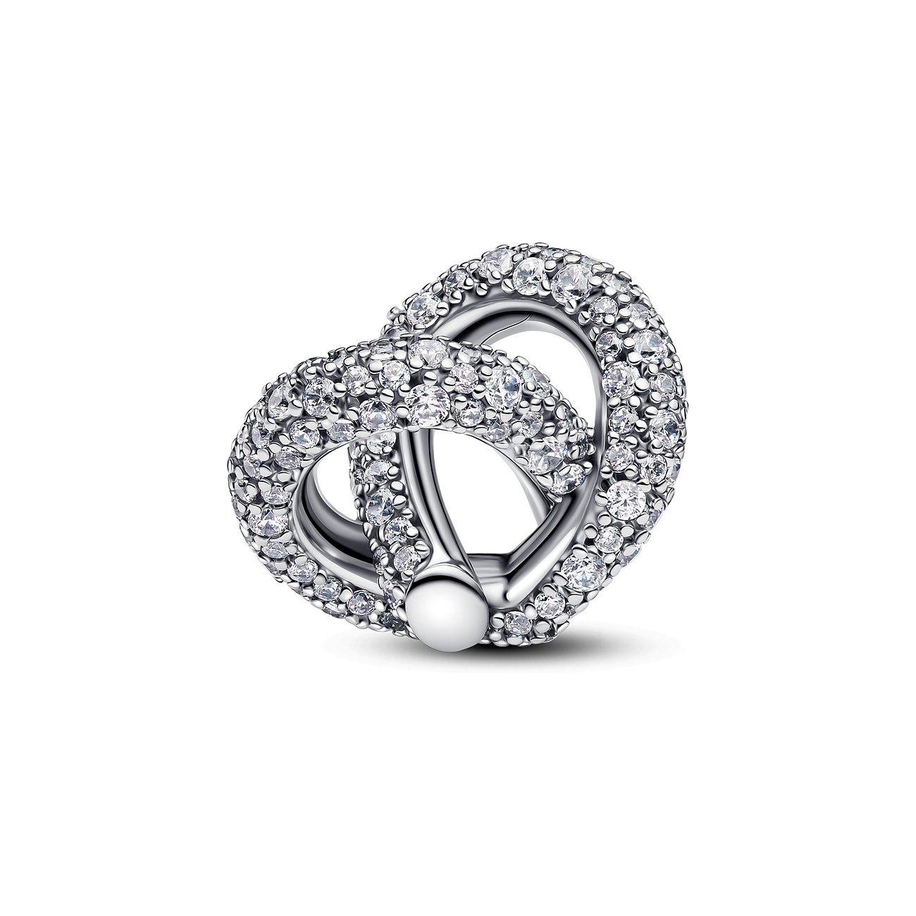 Pandora Anhängeschmuck aus 925er Silber mit vielen Zirkonia besetzt.