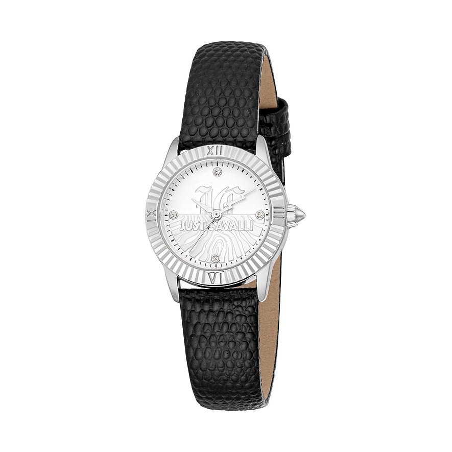 2. Chance - Just Cavalli Uhren-Set JC1L328L0015, Kristall, synthetisch, Damen, Metall, Armband: Leder, Quarz, analog