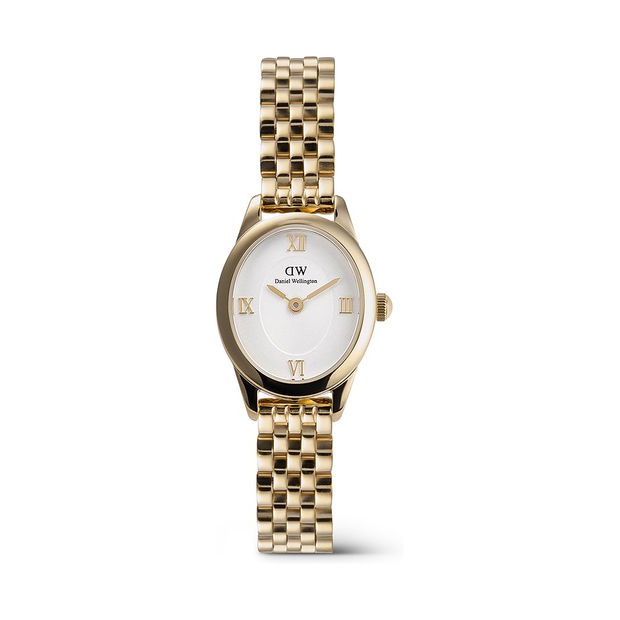 Daniel Wellington Damenuhr Ophelia Mini DW.DW00100803, Damen, Edelstahl, Armband: Edelstahl, PVD beschichtet, Quarz, analog