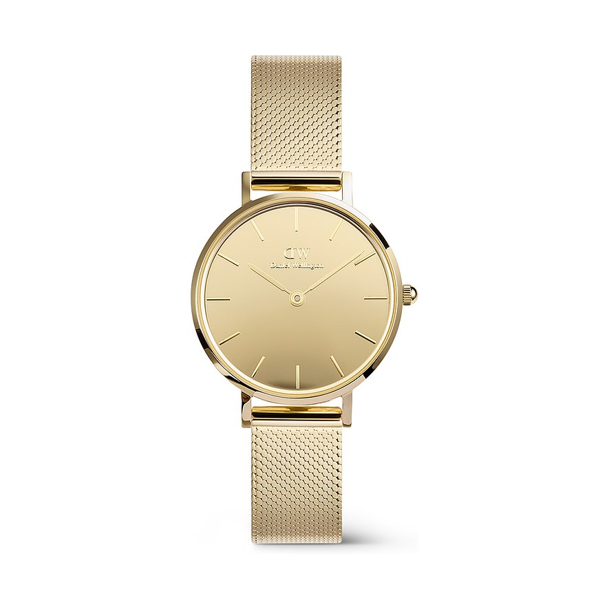Daniel Wellington Damenuhr Reflection DW.DW00100797, Damen, Edelstahl, Armband: Edelstahl, PVD beschichtet, Quarz, analog