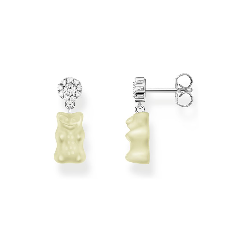 Thomas Sabo Ohrhänger Charming, Zirkonia, Damen, 925er Silber, weiß