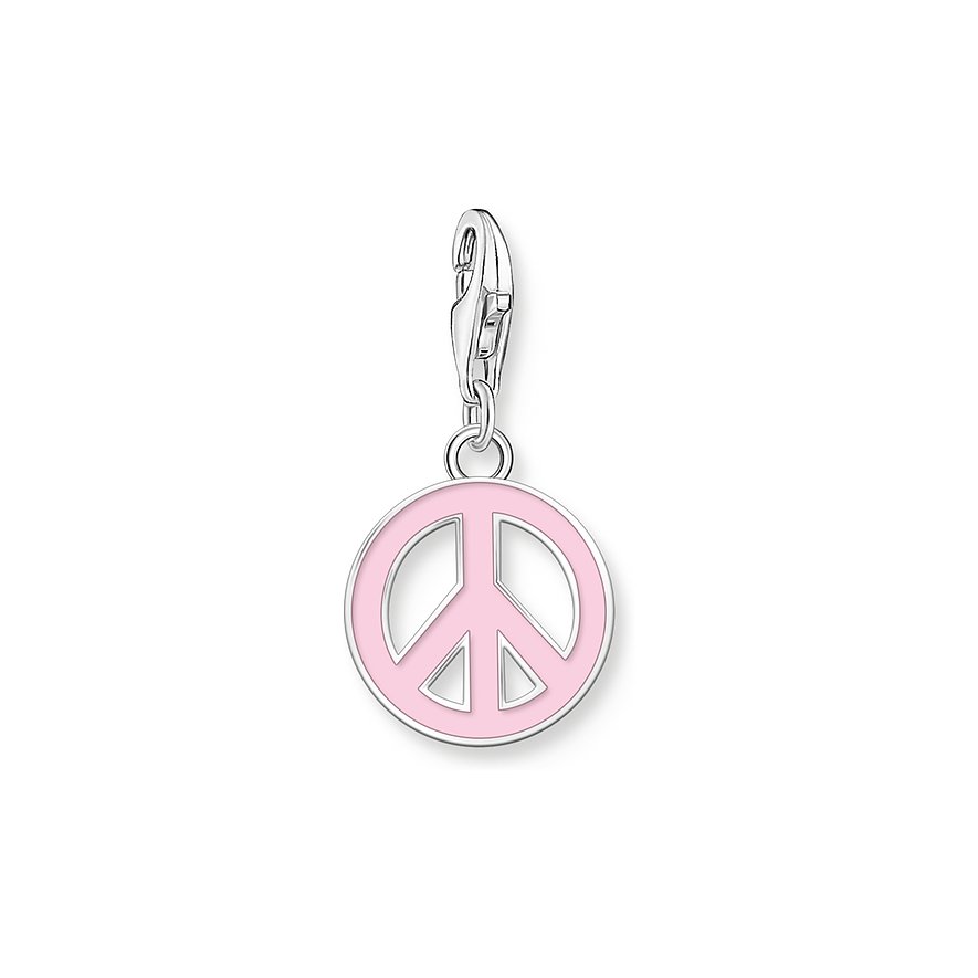 Thomas Sabo Charm, Damen, 925er Silber, Emaille, pink