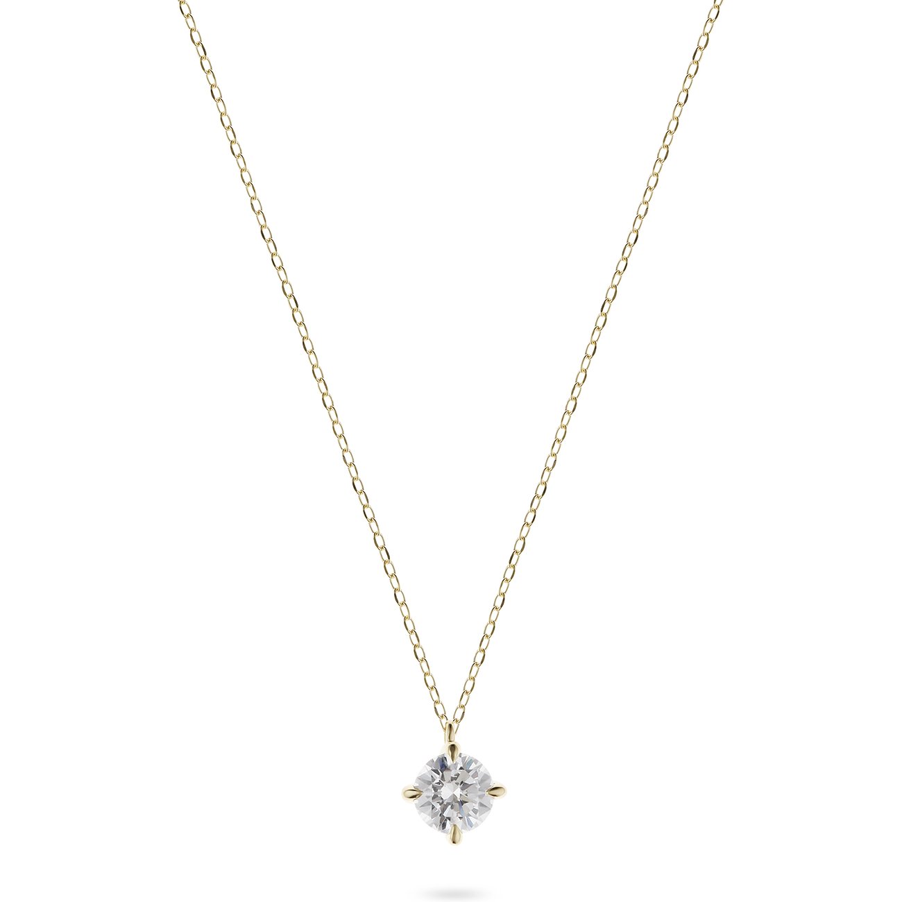 CHRIST Halsschmuck aus 585 Gelbgold mit Diamant.