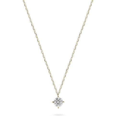 CHRIST Damen Halskette aus 585 Gelbgold mit Diamant.
