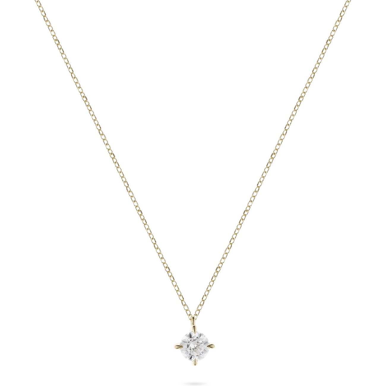 Collier CHRIST en or jaune 585 avec diamant.