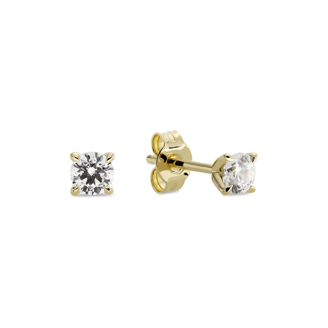 CHRIST Ohrstecker aus 585 Gelbgold mit Diamant.