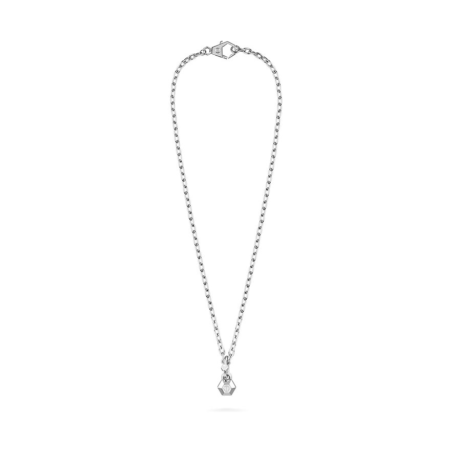Philipp Plein Kette, Herren, Edelstahl, recycelt, Edelstahl, recycelt, silber