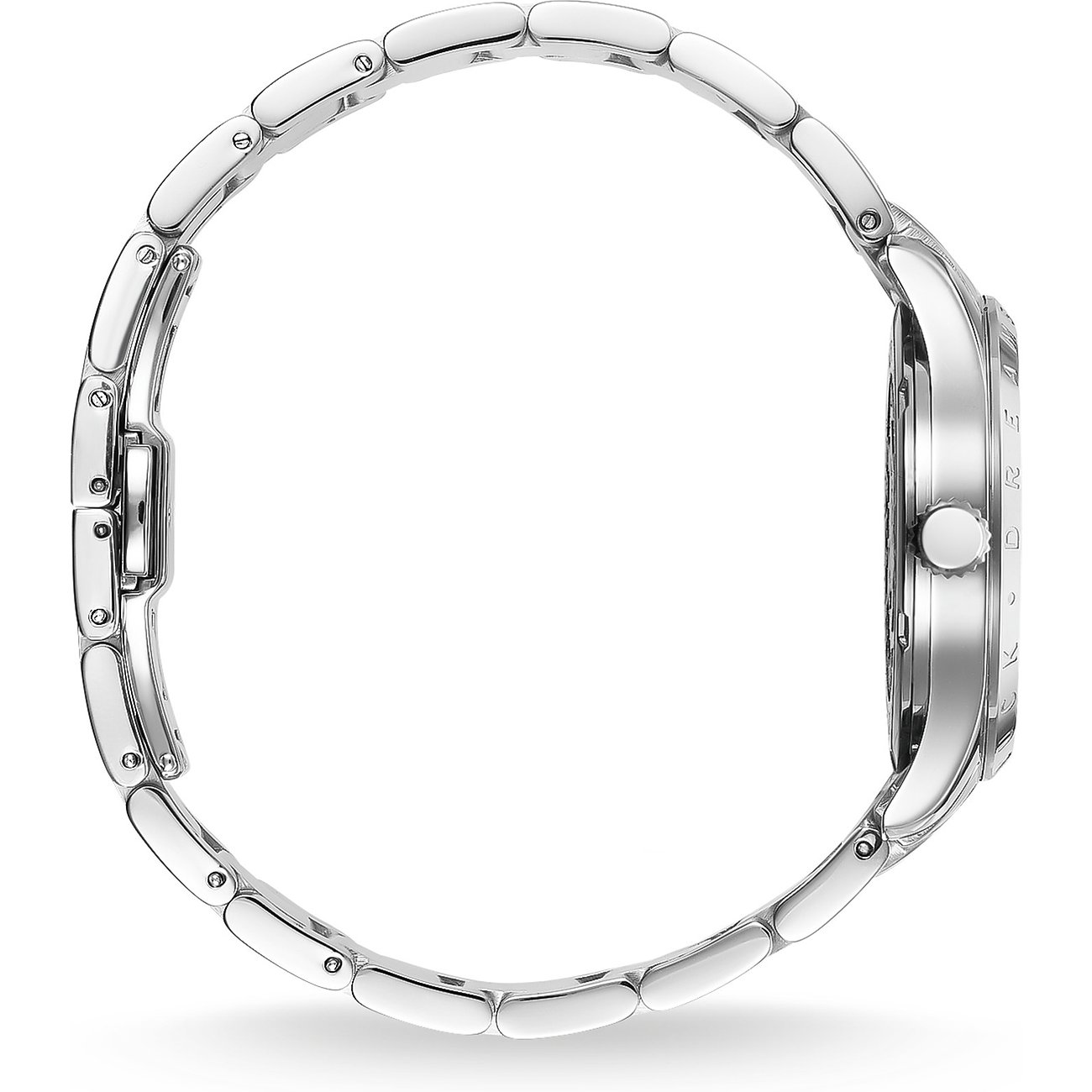 Montre Thomas Sabo pour femme avec boîtier en acier inoxydable et bracelet à maillons.