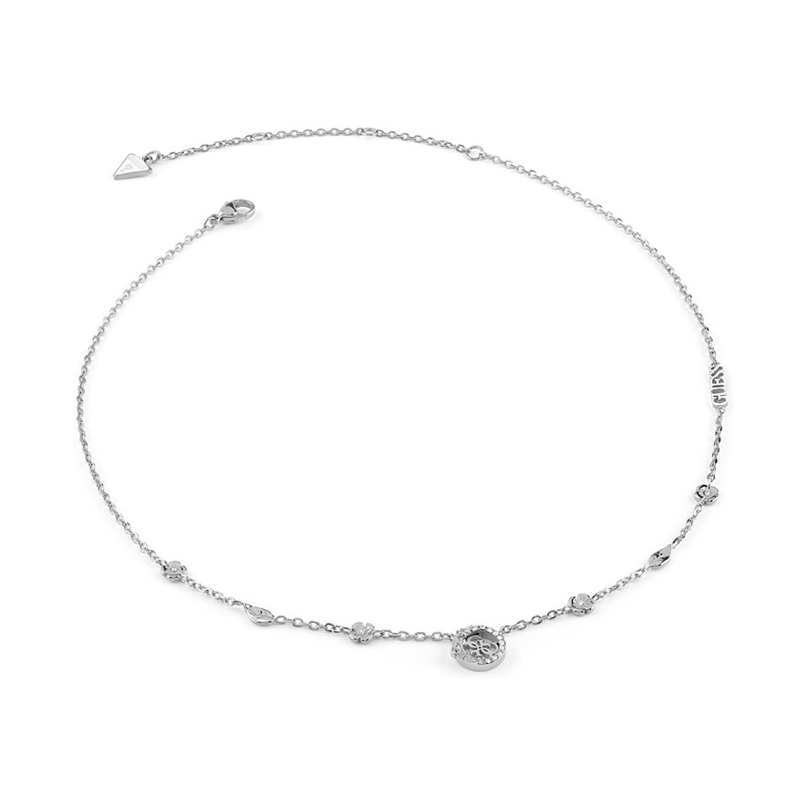 Guess Kette, Damen, Edelstahl, silber