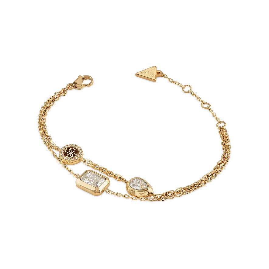 Guess Armband, Damen, Edelstahl, gelb