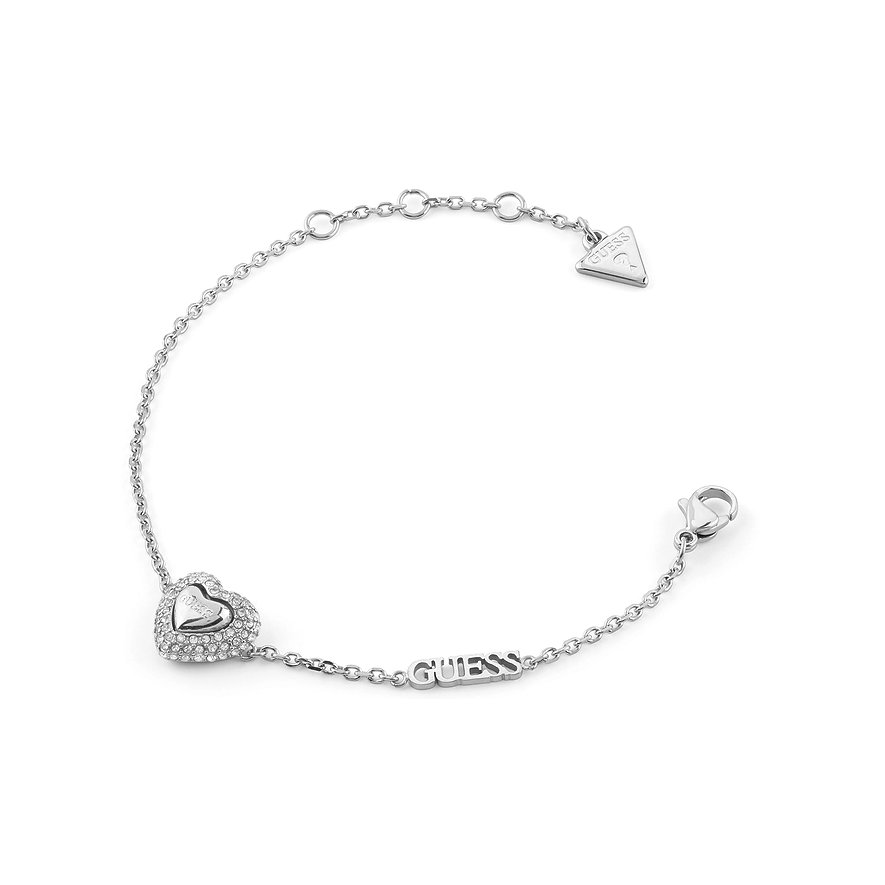 Guess Armband, Damen, Edelstahl, silber