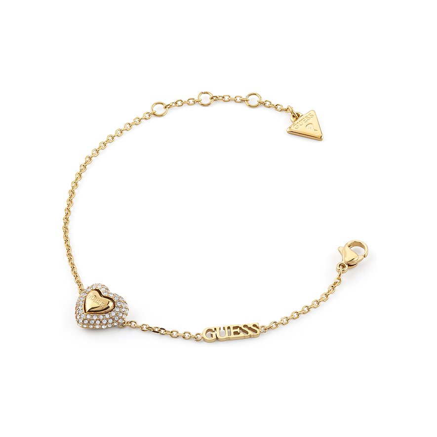 Guess Armband, Damen, Edelstahl, gold