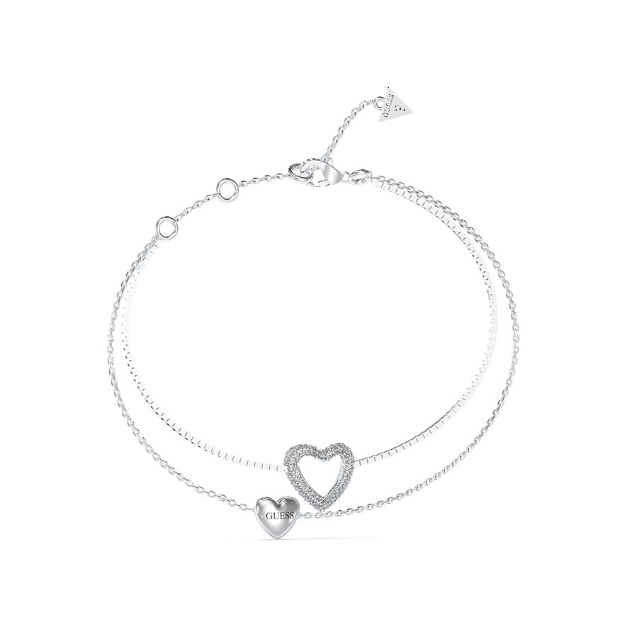 Guess Armband, Damen, Edelstahl, silber, Größe: 14,6