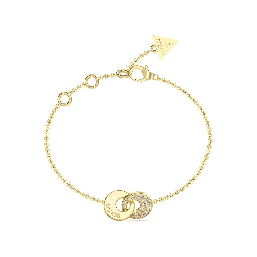 Guess Armband, Damen, Edelstahl, gelb