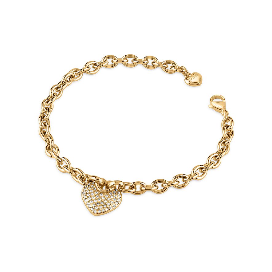 Guess Armband, Damen, Edelstahl, gelb