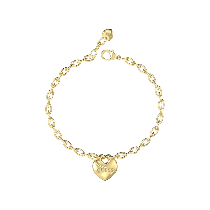 Guess Armband, Damen, Edelstahl, gelb