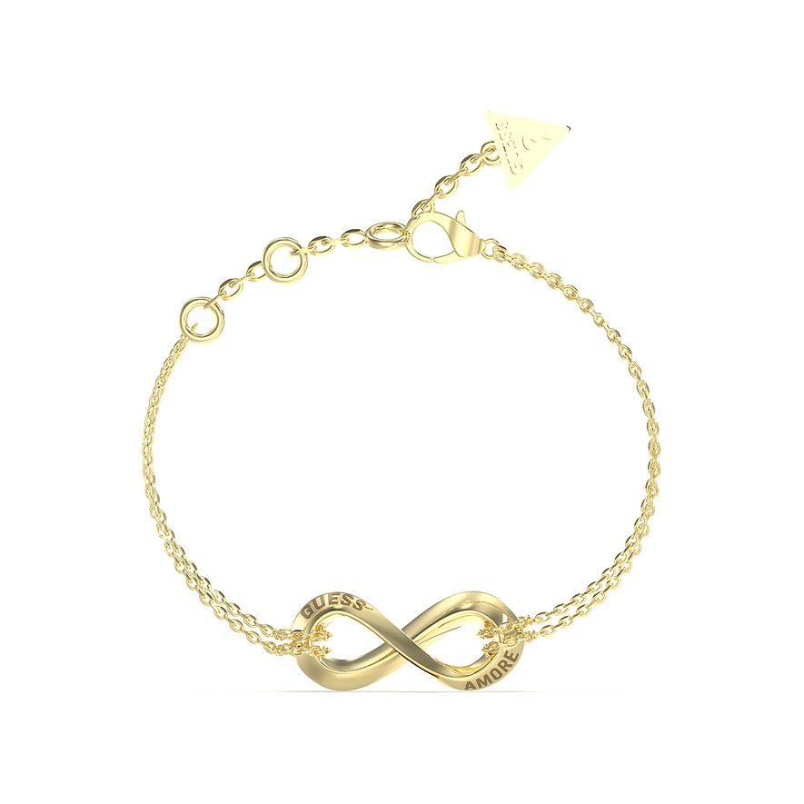 Guess Armband, Damen, Edelstahl, gelb
