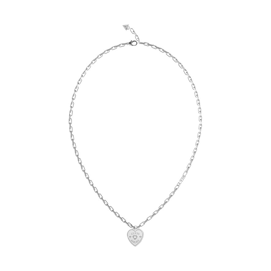 Guess Kette, Damen, Edelstahl, silber