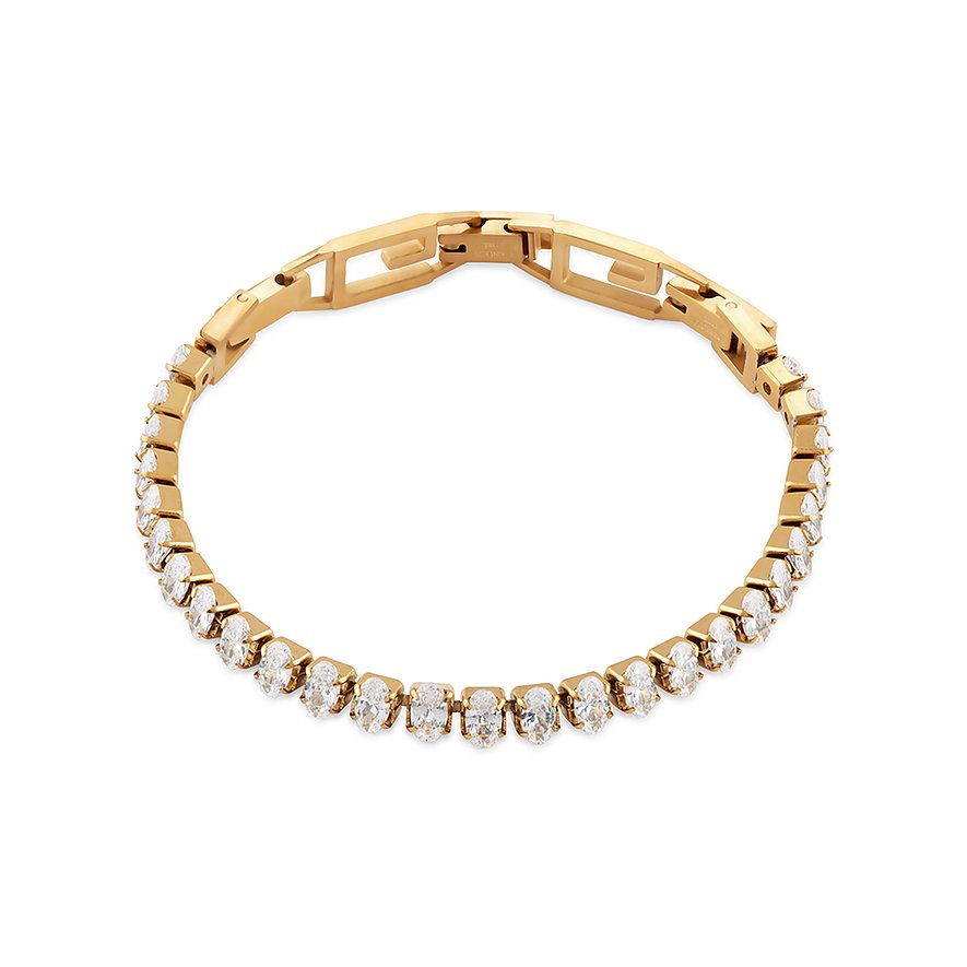 Guess Armband, Damen, Edelstahl, gelb