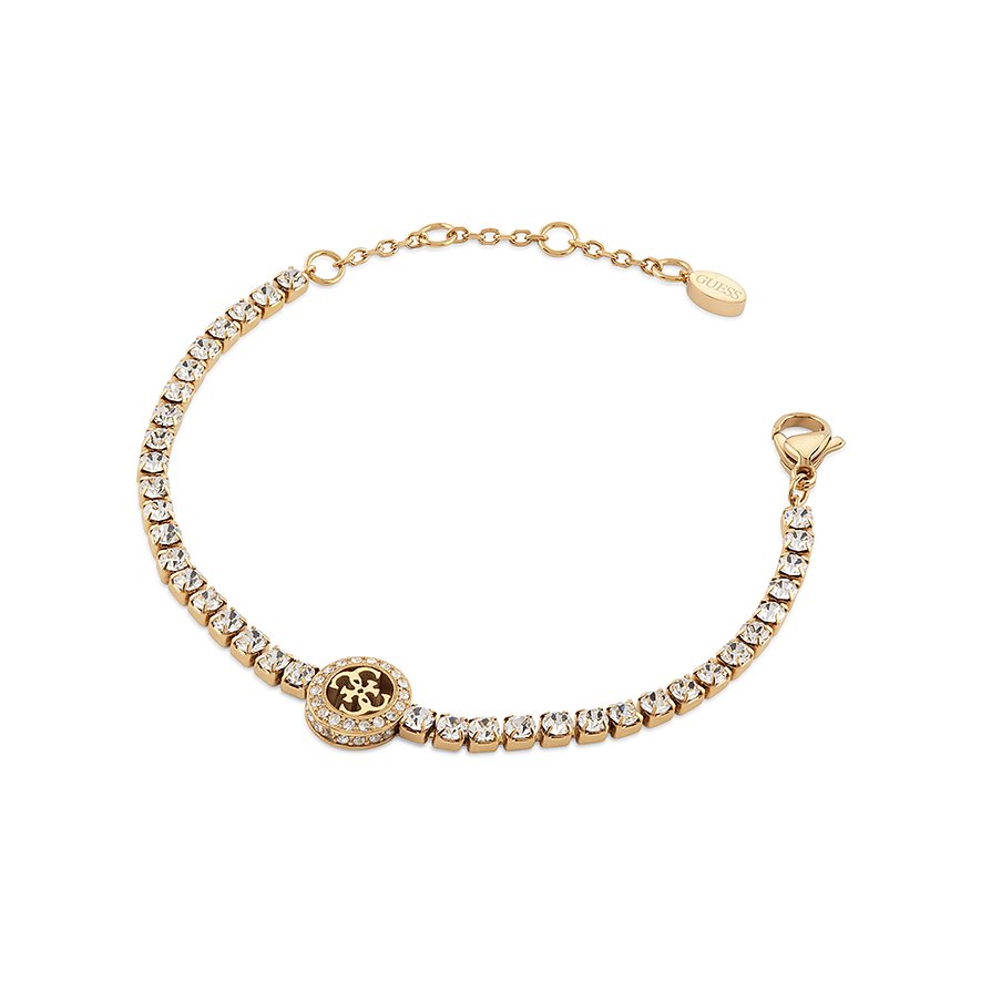 Guess Armband, Damen, Edelstahl, gelb