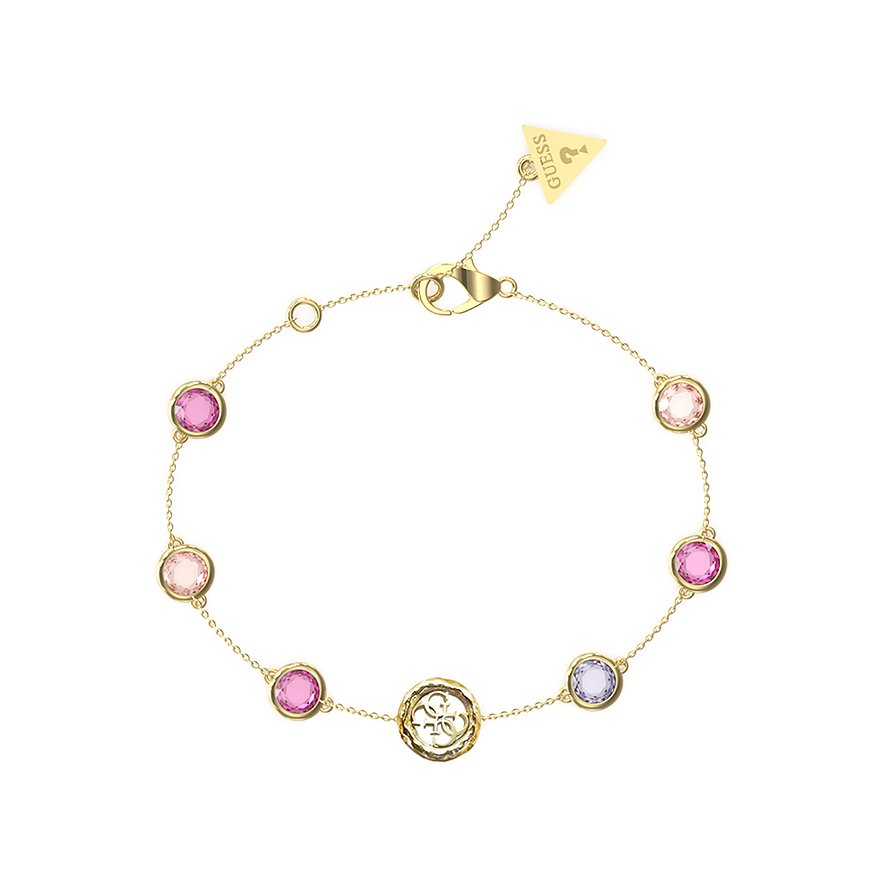 Guess Armband, Damen, Edelstahl, gelb