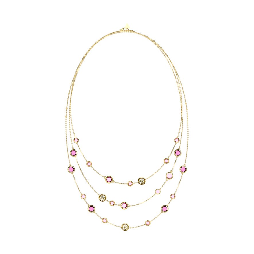 Guess Kette, Damen, Edelstahl, gelb