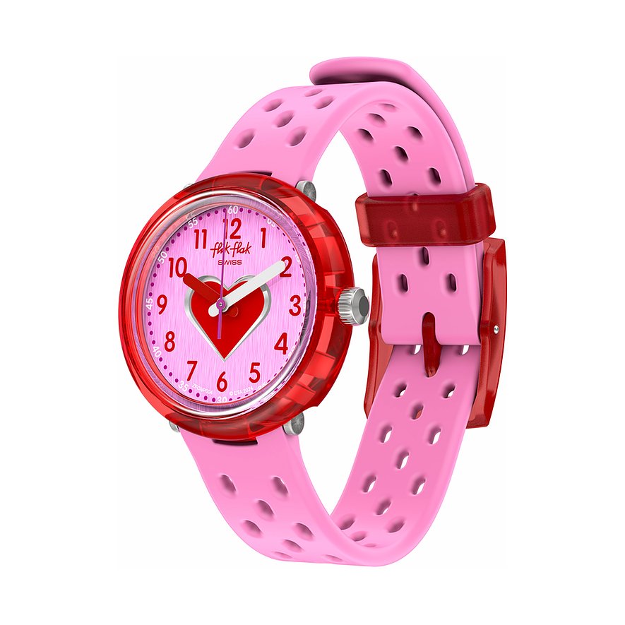 Flik Flak Kinderuhr 2503 FLIK FLAK BUBBLY HOURS FCNP004, Mädchen, Kunststoff, Armband: Silikon, Quarz, analog