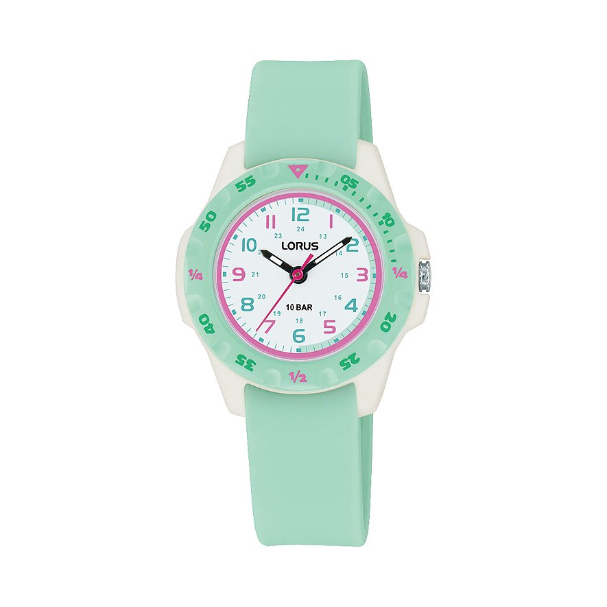 Lorus Kinderuhr Kids RRX65JX9, Mädchen, Jungen, Kunststoff, Armband: Silikon, Quarz, analog