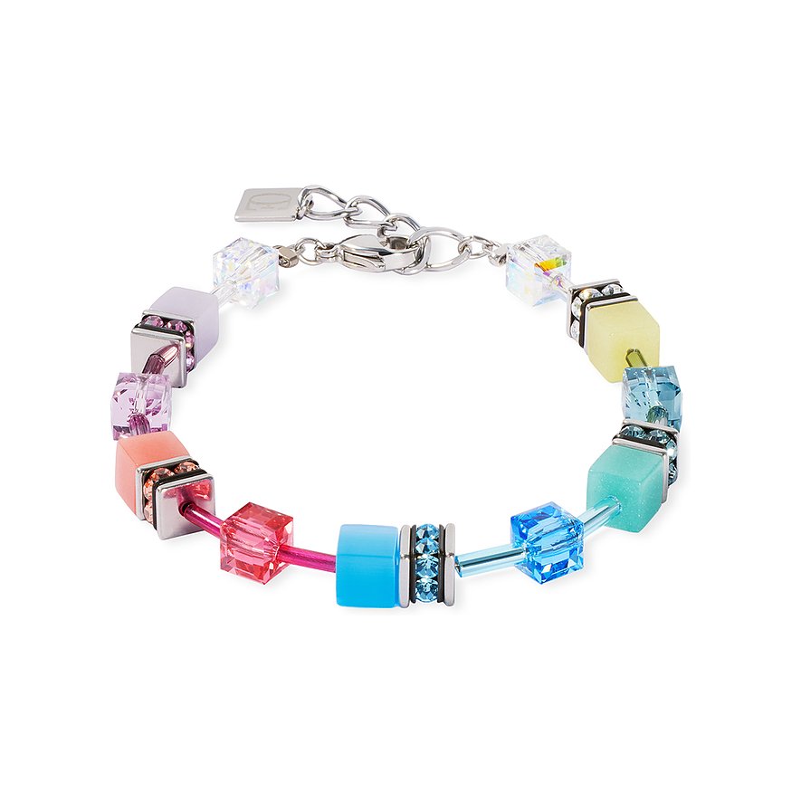 Coeur de Lion Armband, Damen, Edelstahl, mehrfarbig
