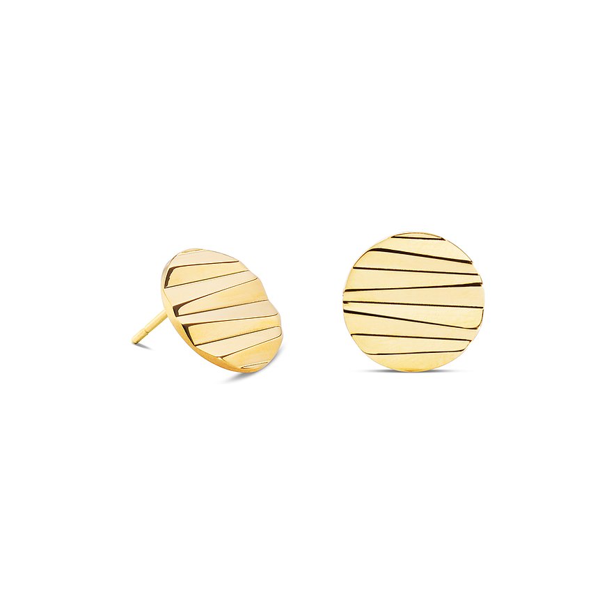 Coeur de Lion Ohrstecker, Damen, Edelstahl, gold