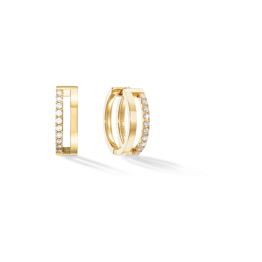 Coeur de Lion Ohrstecker, Damen, Edelstahl, gold
