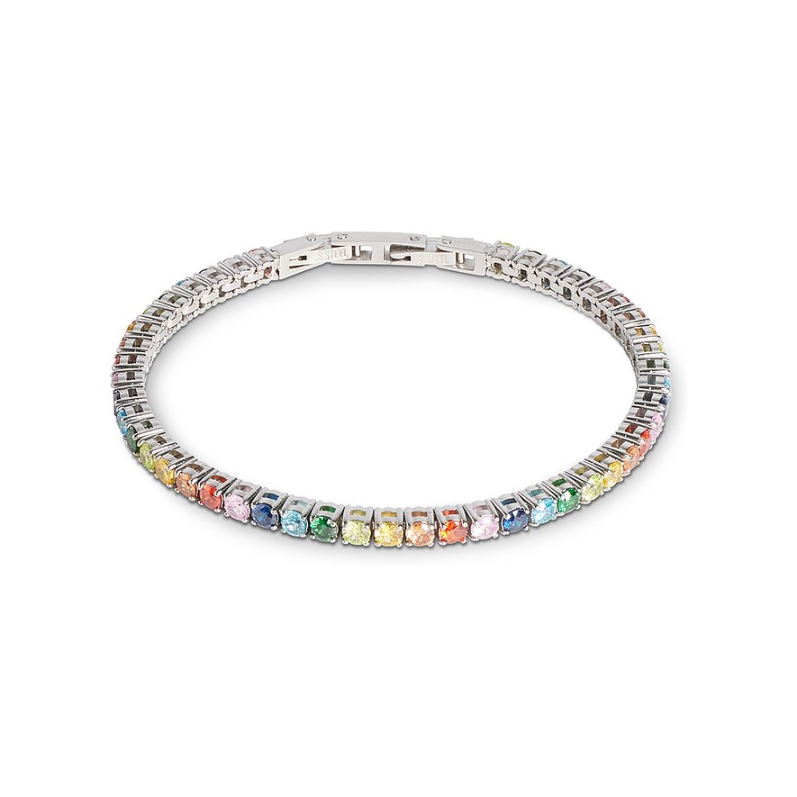 Coeur de Lion Armband, Damen, Edelstahl, mehrfarbig