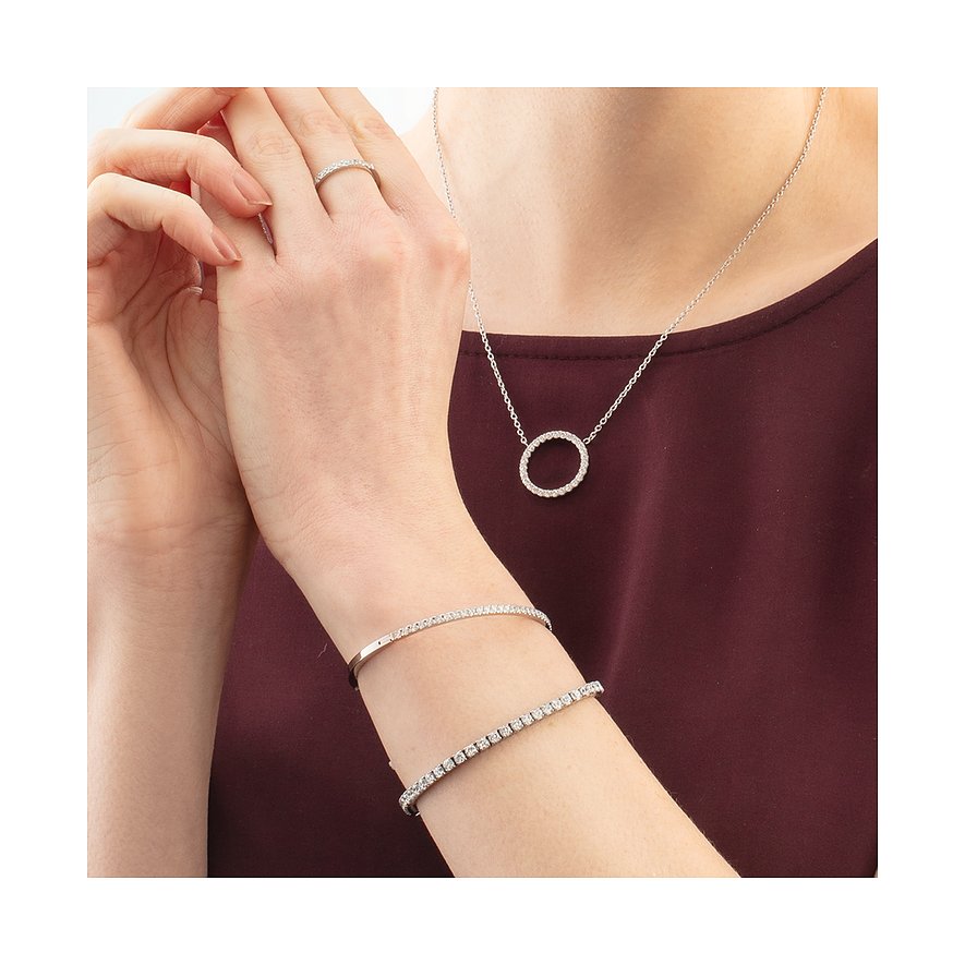 Coeur de Lion Armband aus Edelstahl mit Steinen.