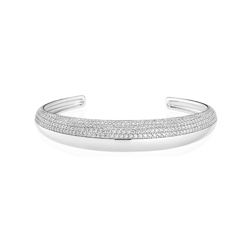 Sif Jakobs Jewellery Armreif, Zirkonia, Damen, 925er Silber, silber