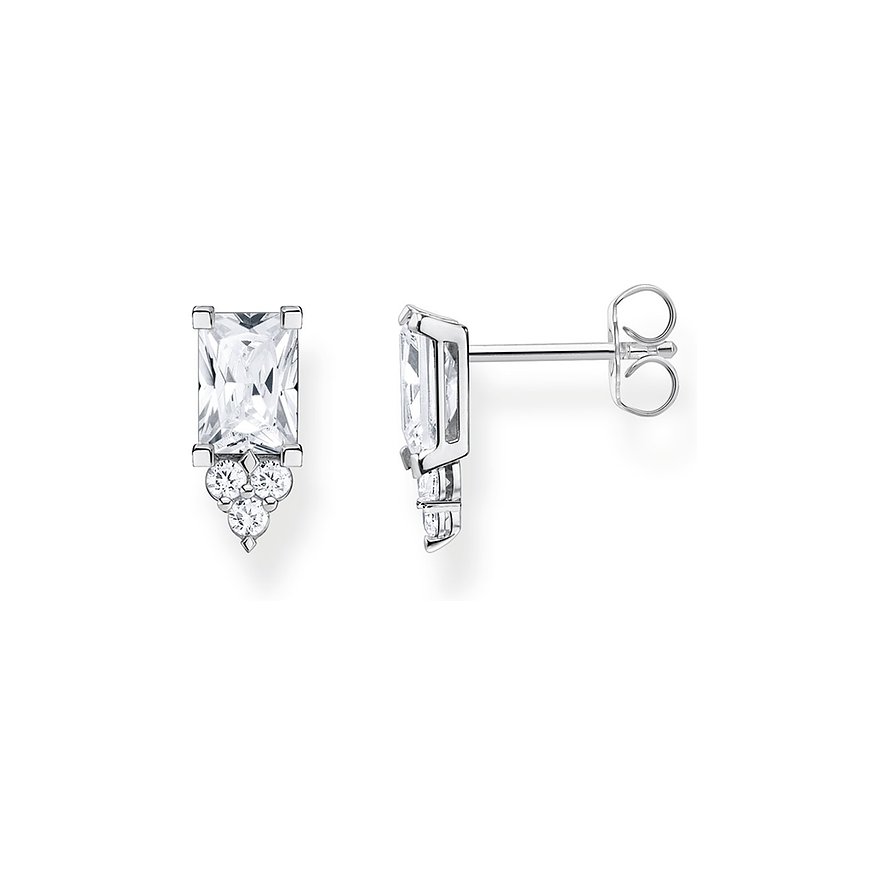 2. Chance - Thomas Sabo Ohrstecker H2173-051-14, Zirkonia, Damen, 925er Silber, silber