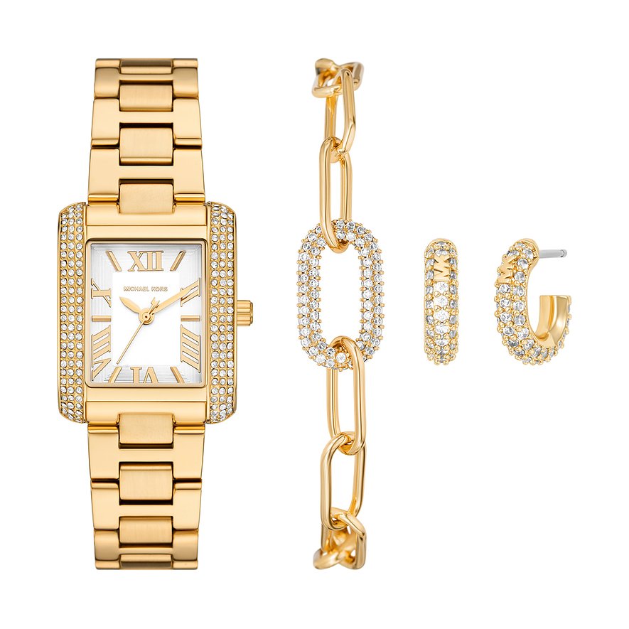 2. Chance - Michael Kors Uhren-Set MK4837SET, Damen, Edelstahl, Armband: Edelstahl, Quarz, analog