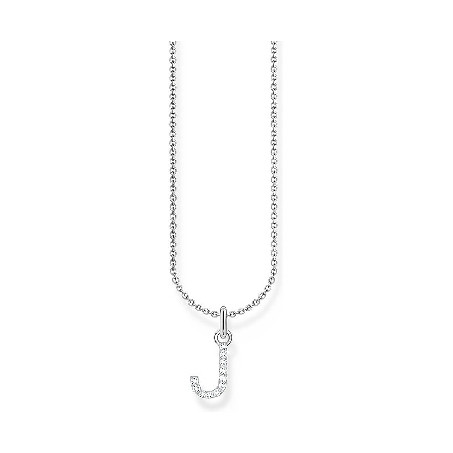 2. Chance - Thomas Sabo Kette KE2249-051-14-L45V, Zirkonia, Damen, 925er Silber, silber