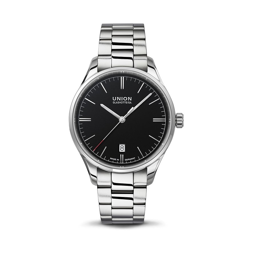 Union Glashütte Unisexuhr Viro D0174071105100, Unisex, Edelstahl, Armband: Edelstahl, Automatik, analog