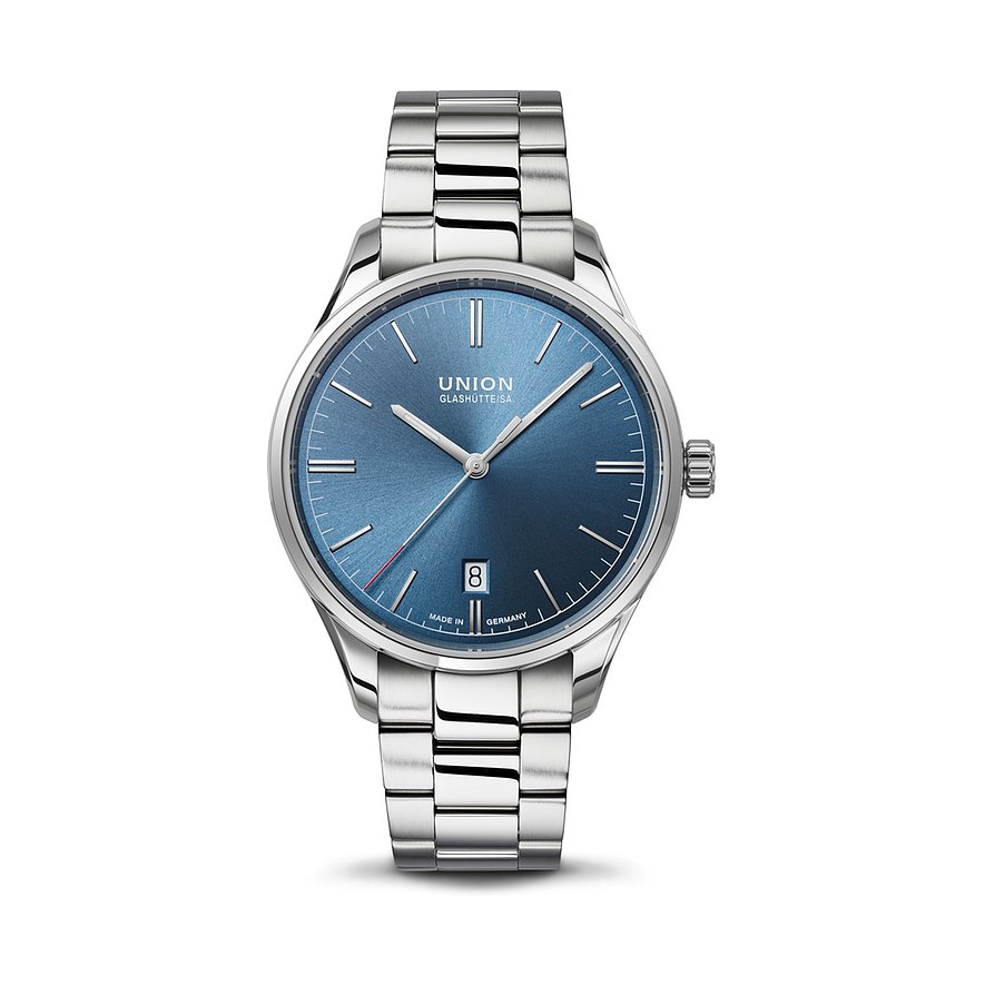 Union Glashütte Unisexuhr Viro D0174071104100, Unisex, Edelstahl, Armband: Edelstahl, Automatik, analog