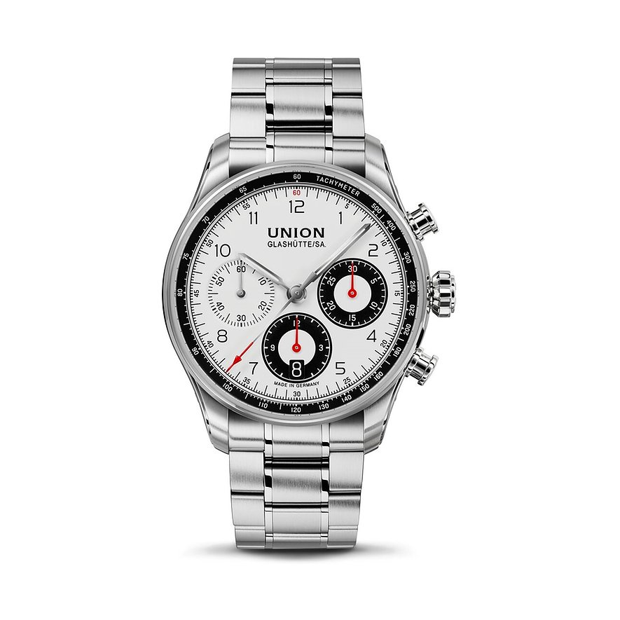 Union Glashütte Chronograph Belisar D0092271101200, Herren, Edelstahl, Armband: Edelstahl, Automatik, analog