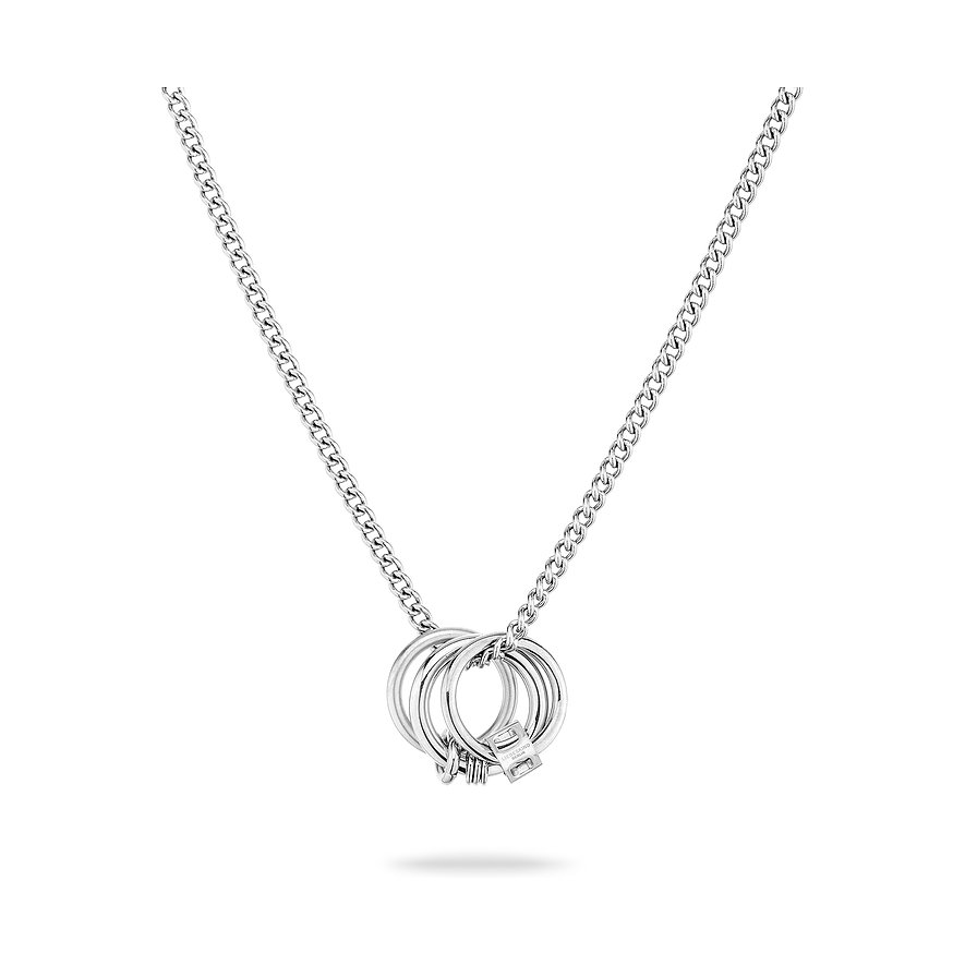 Liebeskind Kette, Damen, Edelstahl, silber