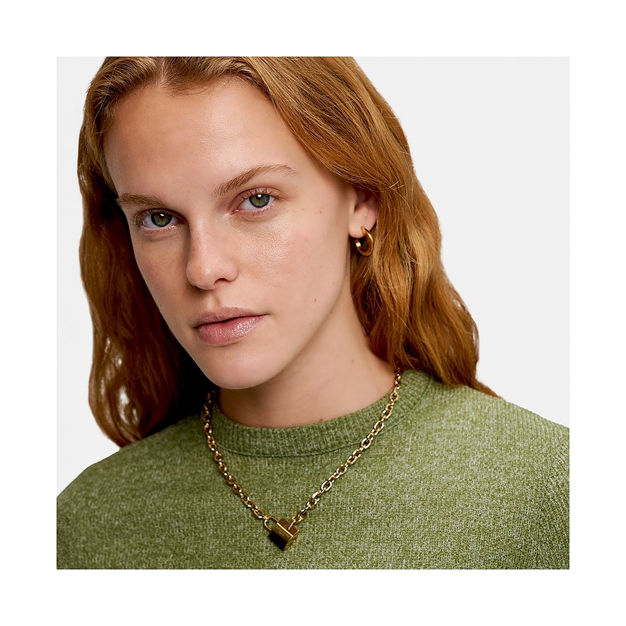 Liebeskind Halsschmuck aus Edelstahl mit Gliederkette und Anhänger.