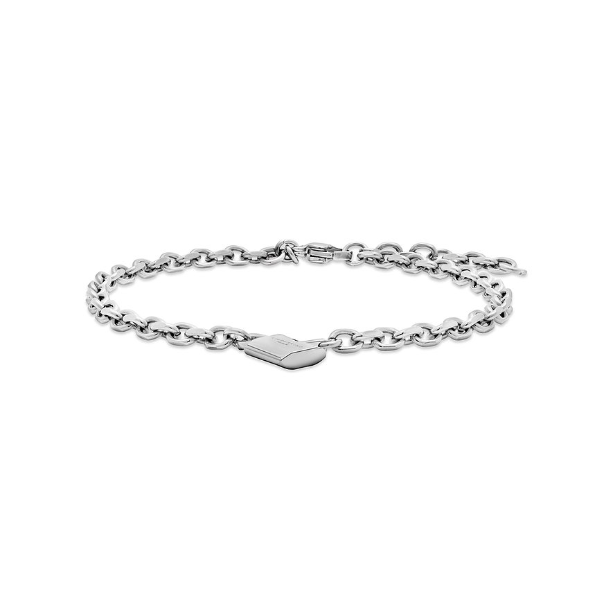 Liebeskind armband i rostfritt stål med karbinhake.