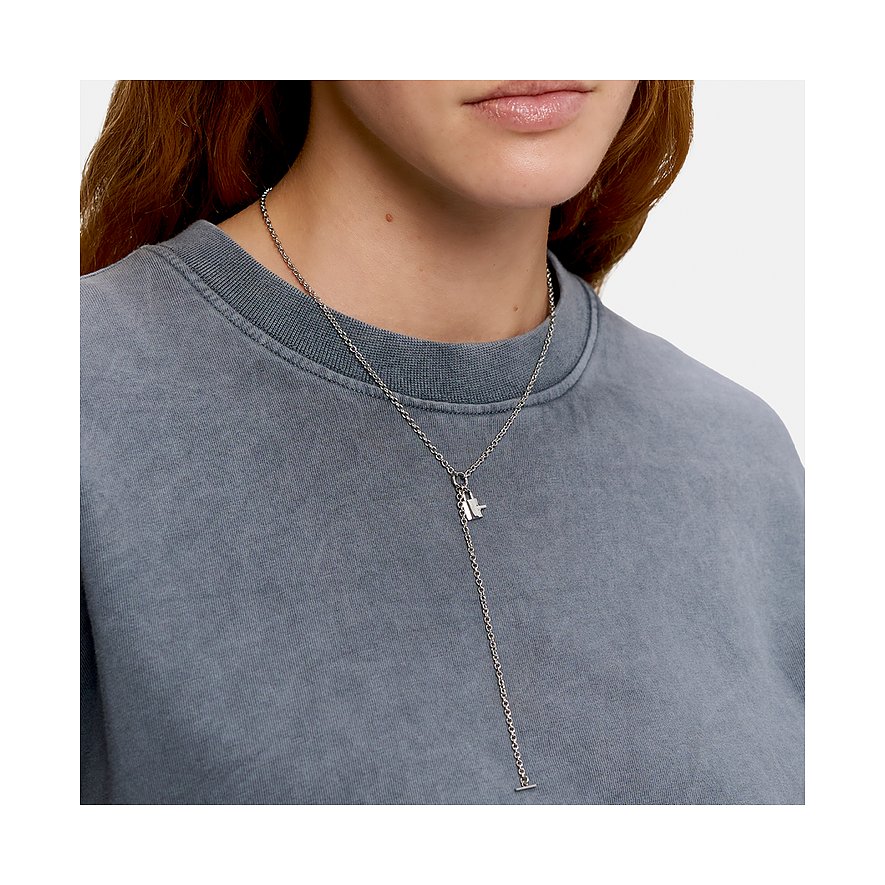 Liebeskind Halsschmuck aus Edelstahl mit Anhänger.