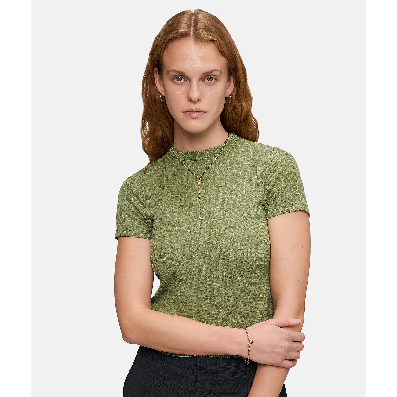 Liebeskind halsband i rostfritt stål med hänge.