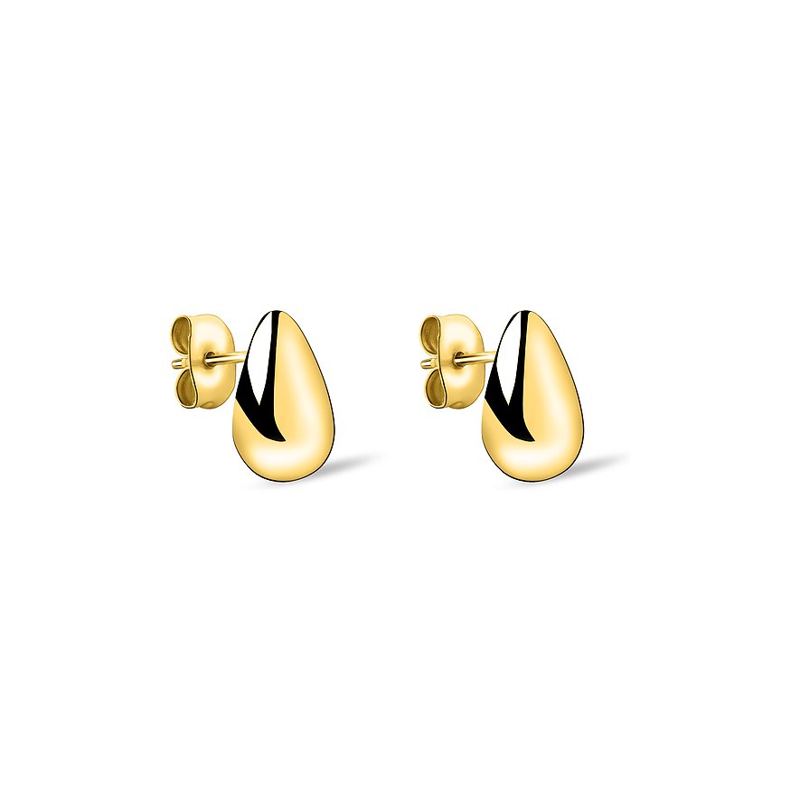 Liebeskind Ohrstecker, Damen, Edelstahl, gelbgold