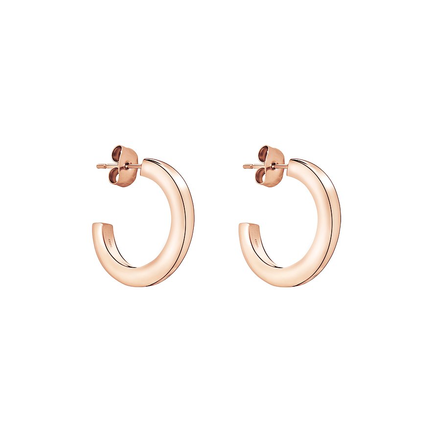 Liebeskind Creolen, Damen, Edelstahl, roségold