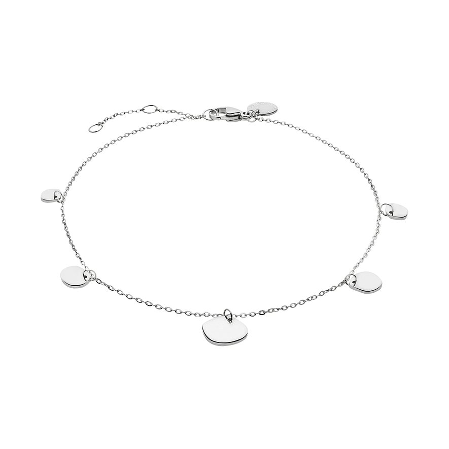 Liebeskind Fußkette, Damen, Edelstahl, silber